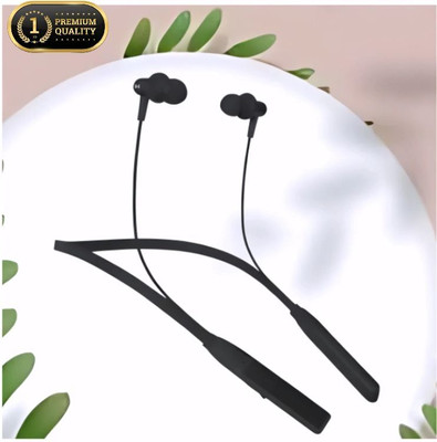 skm Stylish Wireless Neckband with Magnetic Buds, Rich Bass_RQ Bluetooth & Wired(Multicolor, On the Ear)