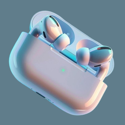 dinesh enterprises WIRELESS TWS AIRPOD black Earbud Bluetooth ANC-134 Bluetooth(Marbel White, In the Ear)