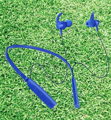 GPQ STORE Rokerz 235 Pro Wireless Bluetooth Neckband(0B.25 Bluetooth Headset(Blue, In the Ear)