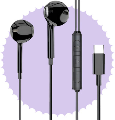 Yildiz BassHeads 100 Wired Earphones with Mic Goo_gle-Pixel 5/5A/4/4XL/FOLD/9ProFold[50 Wired(Black, In the Ear)