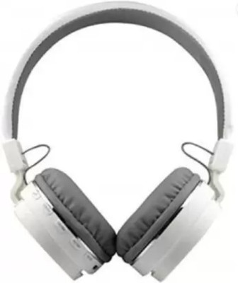 KVY SH-12 Wireless Headphone Universal Bluetooth Headset Bluetooth Bluetooth(White, True Wireless)