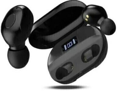 DigiClues T2 Earbuds Upto 250 Hrs Playtime With 1500 mAh Power Bank & ASAP Charge Bluetooth(Black, True Wireless)