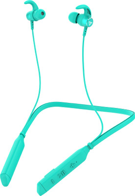 TECHFIRE Fire-T50 -48 Hours Playing Time Fast Charging Bluetooth Neckband Earphone Bluetooth(Teal Green, True Wireless)