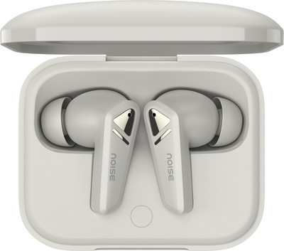 Noise Buds F1, 50H playtime, Matte finish Case, Quad Mic with ENC, In-built EQ Modes Bluetooth(Calm Beige, True Wireless)