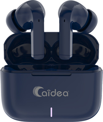 Caidea TW500 Tube Upto 50H Playtime*, ENC, Fast Charging Dual Pairing Wireless Earbuds Bluetooth(Multicolor, Blue, In the Ear)