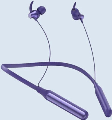 URNEED FVIP True Wireles 60Hr Playback Headphone Stereo Earphone Bluetooth & Wired(Purple, In the Ear)
