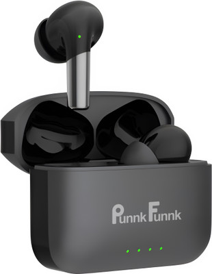 PunnkFunnk Fusion Wireless. Bluetooth Headphones | Noise Cancellation, 60H Battery, Bluetooth(Black, In the Ear)