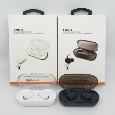 GUGGU TAE_268A_TWS 4 Wireless Earbuds Bluetooth Headset Bluetooth(Black, True Wireless)