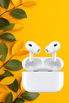 SAIBABA Buds2 Pro with 48Hrs Playback,Deep Bass,BM210 Bluetooth(White, True Wireless)