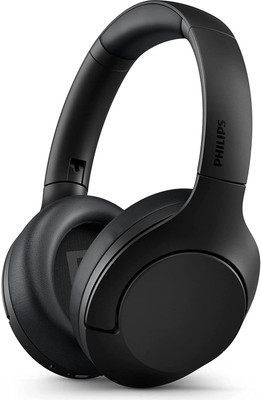 PHILIPS TAH8506BK/00Headphone with Touch Control & ANC, 60H Playtime, 40mm Drivers Bluetooth(Black, On the Ear)