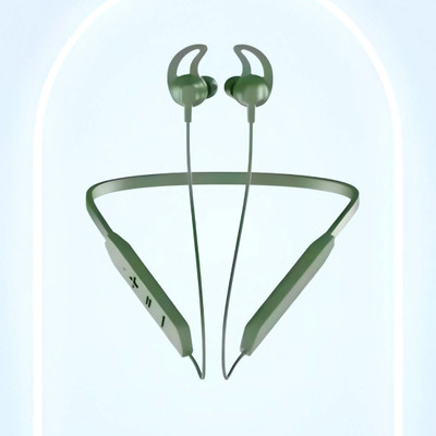 Clairbell Bluetooth Headset Neckband with mic BT-Max 30H Playtime & Calling VibrationP303 Bluetooth(Green, True Wireless)