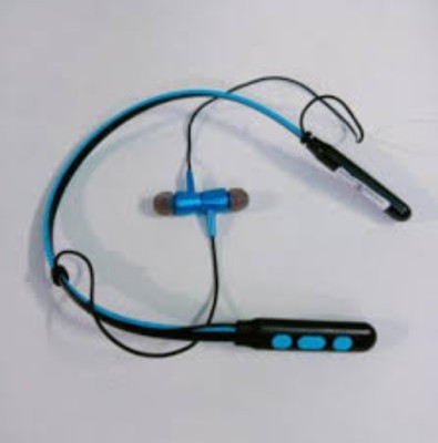 Azkiya DFI_546F B11 Neck band Bluetooth Headset Bluetooth Headset Bluetooth Headset(Blue, In the Ear)