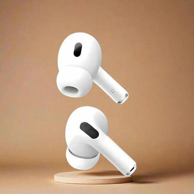 RAJIBNEW Plus with Noise Cancellation Bluetooth(White, In the Ear)