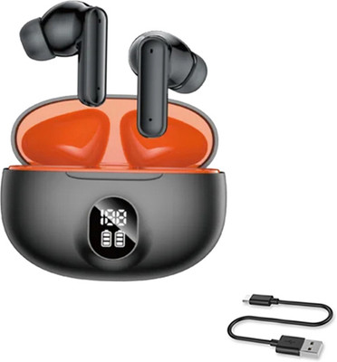 snowbudy Newly Launched Buds in-Ear True Wireless Earbuds with 48H of Playtime Bluetooth Gaming(Black, True Wireless)