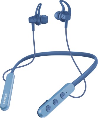 TP TROOPS Wireless in Ear Bluetooth Neckband with ENC Mic, 52H Playtime, Headset Headset Bluetooth & Wired Headset(Blue, In the Ear)