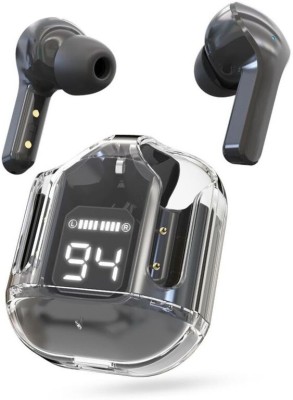 TecSox UltraPods Type C Bluetooth Earphone In Ear Comfortable In Ear Fit smart enc Bluetooth Headset(Black, True Wireless)