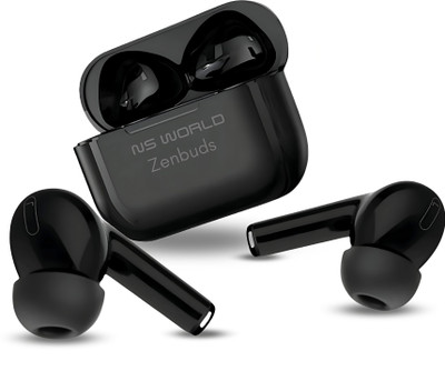 NS WORLD Truly Wireless with upto 20 hour Playtime, Touch Controls BT Headphone Bluetooth(Black, True Wireless)