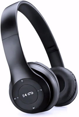 TWS Wireless Gaming Headset with Bluetooth, Foldable Frame, and Mic_SA Bluetooth & Wired(Black, On the Ear)