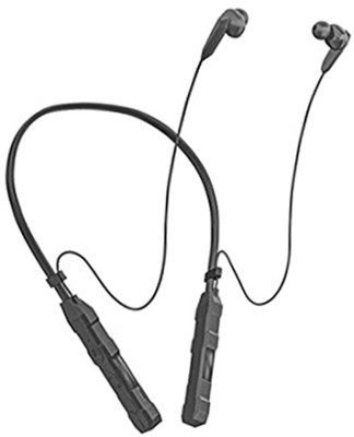 IZWI Neckband earphone IZNC bt headphones sport earphone wireless microphone headset Bluetooth Headset(Black, In the Ear)