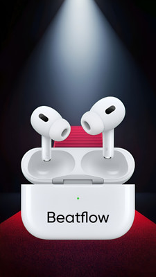 BeatFlow AirpoX Pro 2 Best premium quality -(USB-C) 25 Bluetooth(White, True Wireless)