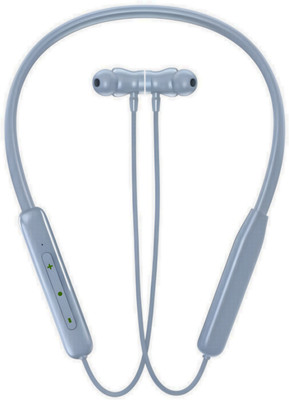 Bxeno Buds Wireless 5 Lite MAGNETIC POWER OFF/ON 48Hr Neckband ENC ,Fast Charging [3] Bluetooth(Grey, In the Ear)