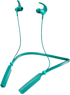 TOCSIN NB233 Chetak Upto 50 Hours* Playtime, Fast Charging, Dual Pairing Neckband[2] Bluetooth(Green, In the Ear)