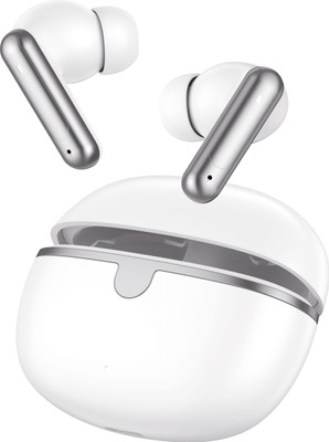 TOCSIN AirPods 161 – Wireless Earbuds, 13mm Drivers, 50H Battery & Clear Sound -W2 Bluetooth Gaming(White, True Wireless)