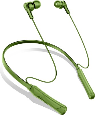 CIHYARD CH-125 Pushpa - 48 Hours Playtime Bluetooth Neckband (Green5) Bluetooth Headset(Green, In the Ear)
