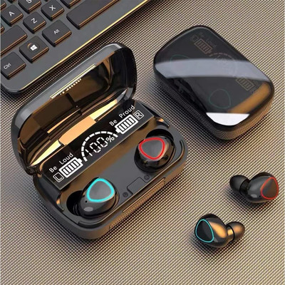 GUGGU VKU_423G_TWS M10 Wireless Earbuds Bluetooth Headset Bluetooth Gaming(Black, True Wireless)