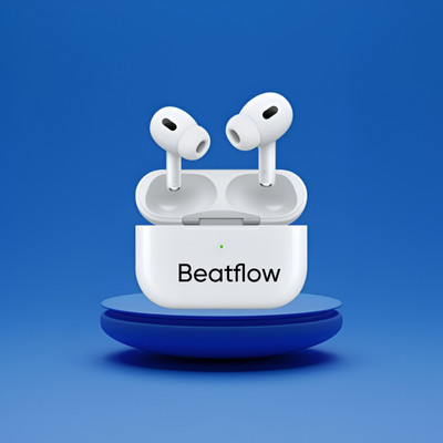 BeatFlow AirpoX Pro 2 Best premium quality -(USB-C) 28 Bluetooth(White, True Wireless)