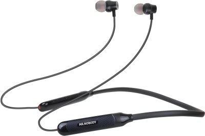 MR.NOBODY N50 With 40 HRS Playback,Fast Charging,High Bass & ASAP Charge Bluetooth N25 Bluetooth Headset(Black, In the Ear)