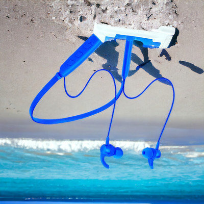 GPQ STORE bluetooth headset .B1035 Bluetooth(Blue, In the Ear)