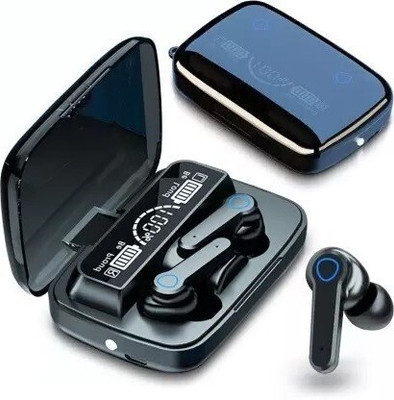 ARFIRE M19 Wireless Earbuds TWS 5.1 Large Screen Dual LED Digital Display Touch Bluetooth(Black, In the Ear)