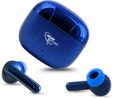 Techio A - 300 TWS Earbud Z5 Spatial Audio, Fast Charging Bluetooth(Blue, True Wireless)
