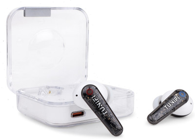 Tunifi Bluetooth Headset TN IMMERSE TWs/buds 5.2 Earbud with 24H Playtime Headphone Bluetooth(Snow White, True Wireless)
