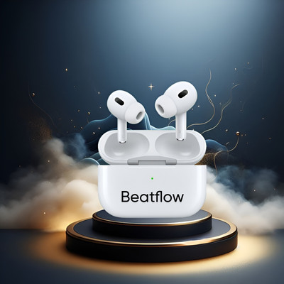 BeatFlow AirpoX Pro 2 Best premium quality -(USB-C) 15 Bluetooth(White, True Wireless)