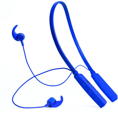 TecSox Tecband Jazz 200 Wireles Neckband|30H Playback| IPX 4 | Boom Bass Bluetooth(Blue, In the Ear)