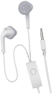 SGHC Original Earphone EHS61 Deep Bass Sound with Sound Cancellation Wired(White, In the Ear)