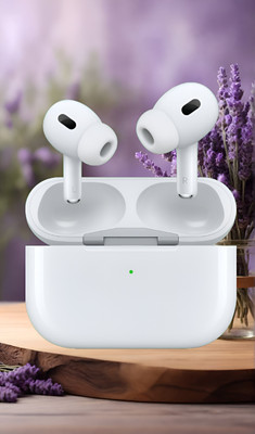 BeatFlow Airbuds pro 2 (2nd generation) excellent quality earbuds USB-C 18 Bluetooth(White, In the Ear)