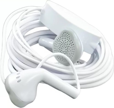 PROWARP PRODART Original EHS61 Deep Bass with Sound Cancellation Wired Headset(White, In the Ear)