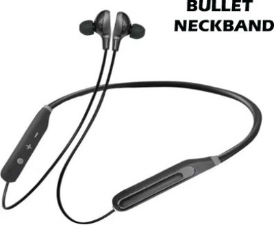gotten Best Selling Super Bass Bullet Wireless Bluetooth Sports Headset Neckband G44 Bluetooth Headset(Black, In the Ear)