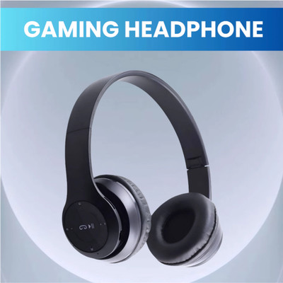 TWS Pro-Level Bluetooth Gaming Headset with Foldable Design and Mic_ED Bluetooth & Wired(Black, On the Ear)