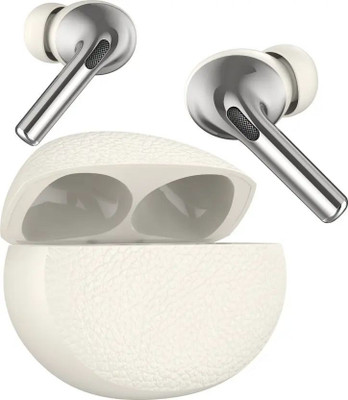 SAIANSH ENTERPRISES Buds Pro 3 Bluetooth ANC TWS Earbuds 30H Playtime Wireless Midnight Opus Bluetooth(White, True Wireless)