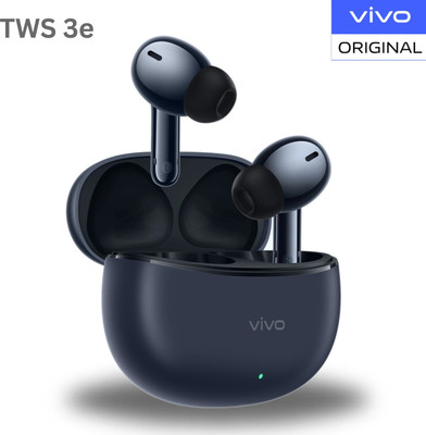 vivo TWS 3e True Wireless Earbuds – AI Noise Cancellation, Deep Bass, Bluetooth 5.3, Bluetooth(Dark Indigo, True Wireless)