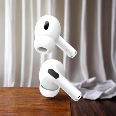 SAIBABA Max Bass Boost & Smart Touch Bluetooth(White, In the Ear)