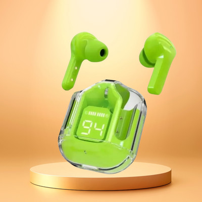 SACRO Max UltraPods (Wireless Earbuds) Transparent Charging Case, Digital Display E211 Bluetooth(Multicolor, True Wireless)