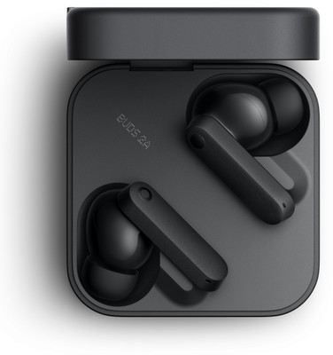 CMF by Nothing Buds 2a, 42 dB ANC, 12.4mm Driver, Dirac-tuned, Ultra Bass Tech, 35.5 hrs Bluetooth(Dark Grey, True Wireless)