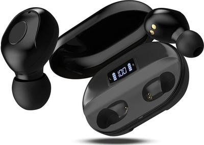 Omphalos T2 TWS Earbuds with Power-Bank, 40Hrs. Playtime, ASAP Charge HQ Bluetooth(Black, True Wireless)