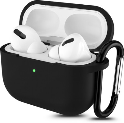 TECHIO Premium Bluetooth AirPods Fast Charging Case, Deep Bass, Long Battery Backup Bluetooth(Black, True Wireless)