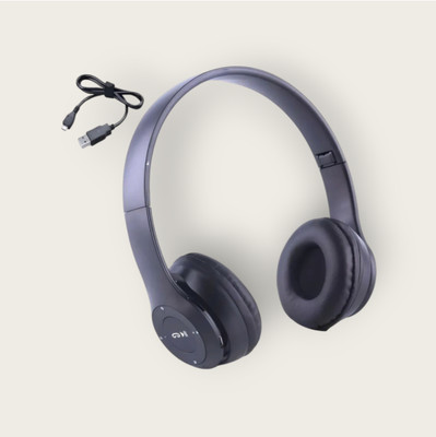TWS Wireless Foldable Bass Thunder Pro Elite_PE Bluetooth & Wired(Black, On the Ear)